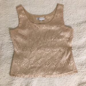 🙌BOGO 50% off 🙌 Dressbarn size 10 gold tank